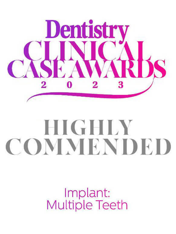 Best practice implant practice Highly Commended